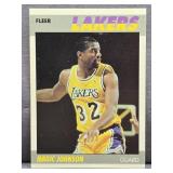 1987-88 Fleer #56 Magic Johnson Basketball Card.