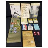 Group of vintage Boy Scouts of America memorabilia