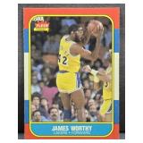 1986-87 Fleer #131 James Worthy RC Rookie