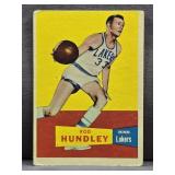 1957-58 Topps #43 ROD HUNDLEY RC Rookie