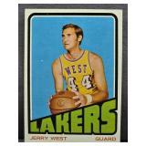 1972-73 Topps # 75 Jerry West Basketball Card.