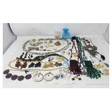 Group of costume jewelry
