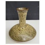 Vintage speckled stoneware vase