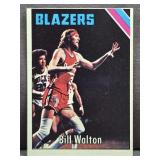 1975-76 Topps #77 Bill Walton Basketball Card.