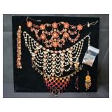 Group of Michal Negrin costume jewelry
