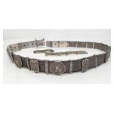 Heavy silver tribal belt