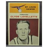 1961 Fleer #29 Clyde Lovellette Basketball Card.