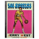 1971-72 Topps #50 Jerry West Basketball Card.