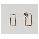 Pair of 14k gold earring