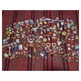 Vintage costume jewelry & pins