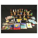 Group of collectibles toys