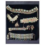 Group of Michal Negrin costume jewelry