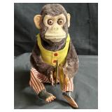 Vintage musical jolly chimp