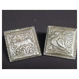 Vintage silver Indian earrings
