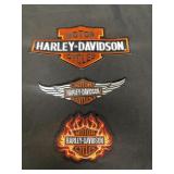 Group of Harley Davidson patches