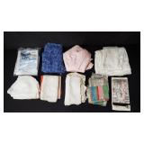 Group of vintage table linen