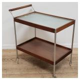 Salton Hotable mid-century modern food warmer cart