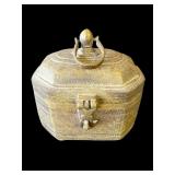 Vintage brass trinket box