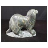 Soapstone sea otter