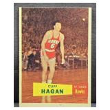 1957-58  Topps #37 Cliff Hagan Basketball Card.