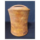 Vintage teak ice bucket