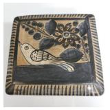 Vintage signed "Solis", hand painted Mexican