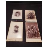 Group of 20 Antique cabinet cards