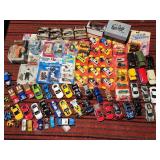 Diecast toy cars some vintage, some rolling, 1:64