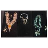 Group of Michael Negrin costume jewelry