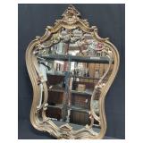 Gilt framed mirror