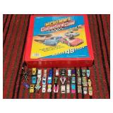 1988 Micro Machines case, 35 original vintage cars