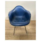 Herman Miller fiberglass & leather chair