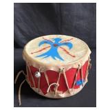 Vintage Native American style handmade drum