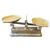 Antique French style metal scale
