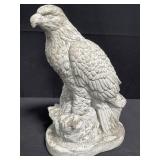 Cement eagle garden statue