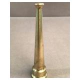 Vintage diminutive brass fireman