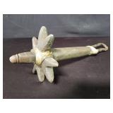 Stone and leather weapon  helmet crusher