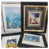 Bundle of signed lithographs