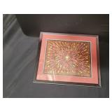 Abstract acrylic painting