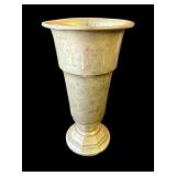 Vintage silver weighted vase