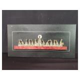 Mid century mother of pearl inlaid and silver