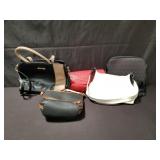 Group of womens hand bags