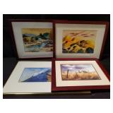 Group of watercolors