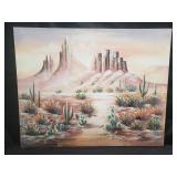 Signed oil painting on canvas