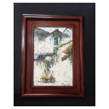 Signed acrylic on canvas