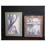 Pair of large prints