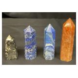 Group of assorted obelisk stones