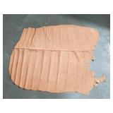 Tan leather hide