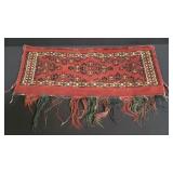 Vintage hand made rug bag