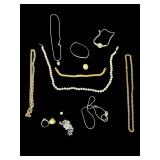 Lot of costume jewelry